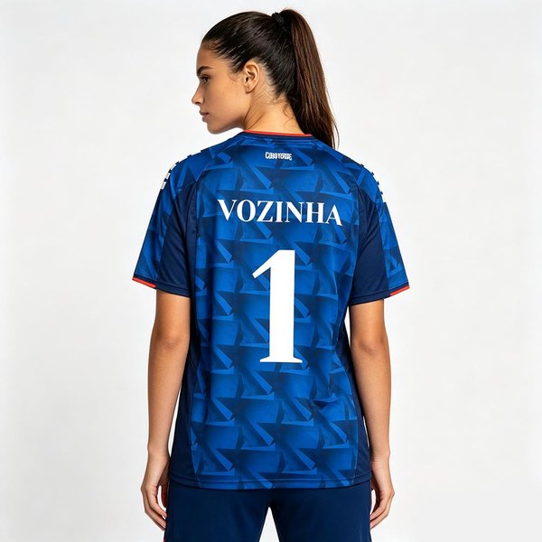 Republika Zielonego PrzyląDka 2026 Koszulka PiłKarska Vozinha #1 Koszulka Dla Kibica PiłKi NożNej Letnia Damska MęSka Sportowa SzybkoschnąCa Koszulka OddychająCa Siateczkowa Koszulka 3XL-image
