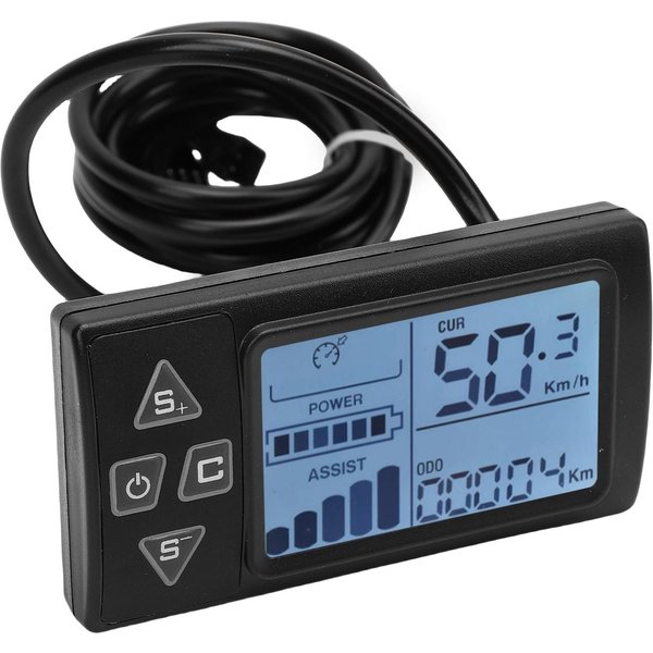 WyśWietlacz Lcd Roweru Elektrycznego S861 Panel Lcd Skutera Elektrycznego Ze ZłąCzem Sm Do Jazdy Na Rowerze Rower Elektryczny Skuter-image