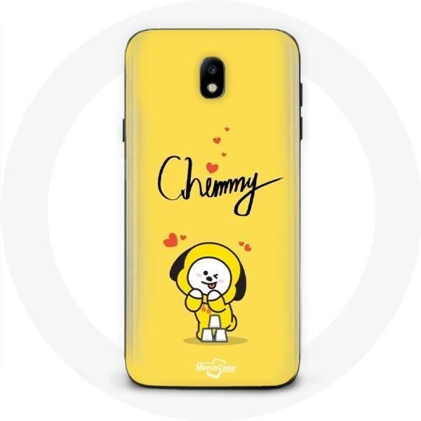 Funda Para Samsung Galaxy S5 BTS Bangtan Boys BT21 Chimmy Jimin Fondo Amarillo-image