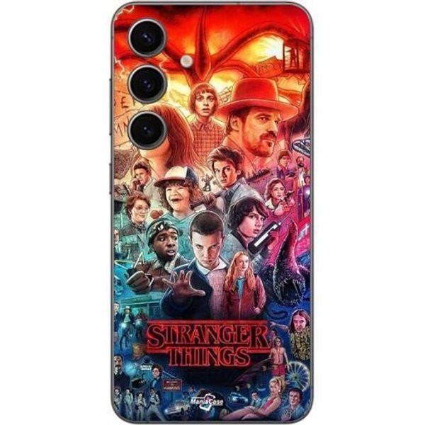 Funda - Maniacase - Samsung Galaxy S24 - Negra - Flexible - Stranger Things Temporada 4-image