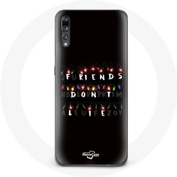 Funda Para Huawei P20 Stranger Things PóSter Friends Don't Lie Feliz Navidad-image