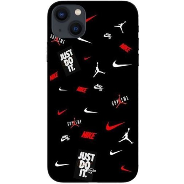 Funda - Maniacase - Iphone 13 - Nike Jordan - Silicona - Flexible - Negra Negro-image