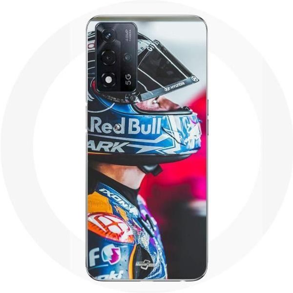 Funda Maniacase Para Oppo A93S 5G Con DiseñO De Miguel Oliveira Moto GP Y Fondo Oscuro-image