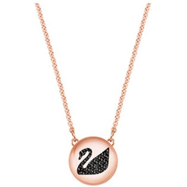 Collar Swarovski Cisne Cristal De ImitacióN Oro Rosa Collar Para Mujer 5382446 Box (Random Color) Beige-image