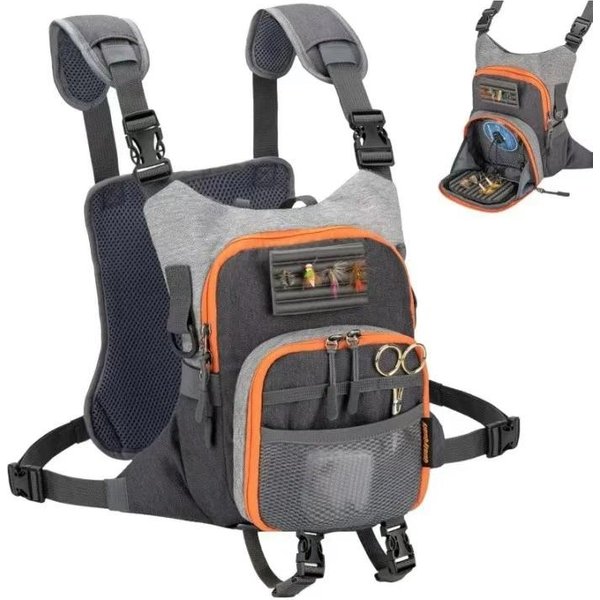 Bolsa De Pesca Con Mosca Para Hombres Y Mujeres Petaca De Pesca Bolsas De Almacenamiento Para Aparejos De Pesca Chaleco Ultraligero Para Exteriores RiñOneras-image