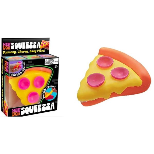2027 Needoh Peace O' Cake Zabawka Squishy Nee Doh TęCzowy Ciasto Zabawka Antystresowa Fidget Sensoryczna Yellow-image