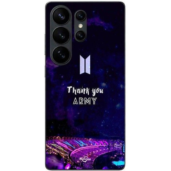 Etui Dla Samsung Galaxy S26 Ultra BTS Armia Grupa BTS KróL K-Popu Maniacase Czarny-image