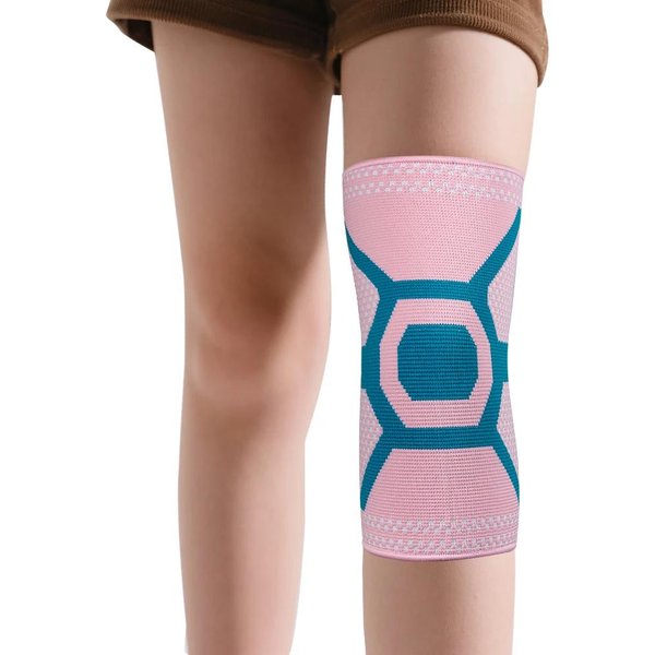 1 Pieza Rodillera Infantil Para Dolor De Artritis Cuidado-Manga De Rodilla Juvenil Adecuada Para Dolor De Rodilla Manga De CompresióN Ideal Para Deportealivio Del Dolor De Rodilla M Color Rosa-image