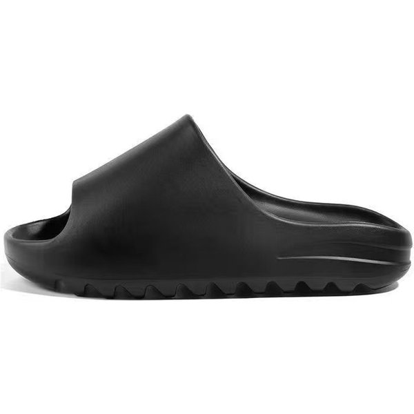 Letnie Klapki Damskie SandałY MęSkie Codzienne Buty PlażOwe MięKkie PodłOżE Klapki Gruba Platforma EVA AntypośLizgowe Pantofle Domowe 36-37 Czarny-image