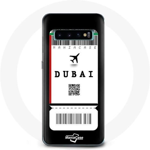 Coque Pour Samsung Galaxy S10 Edge Billet D'avion Dubai-image