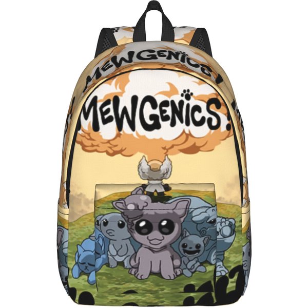 Mewgenics Plecak Casualowy Outdoorowy Studencki Do Pracy Plecak Jednodniowy Dla MężCzyzn Kobiet Torba Na Ramię Na Laptopa Komputer M-image