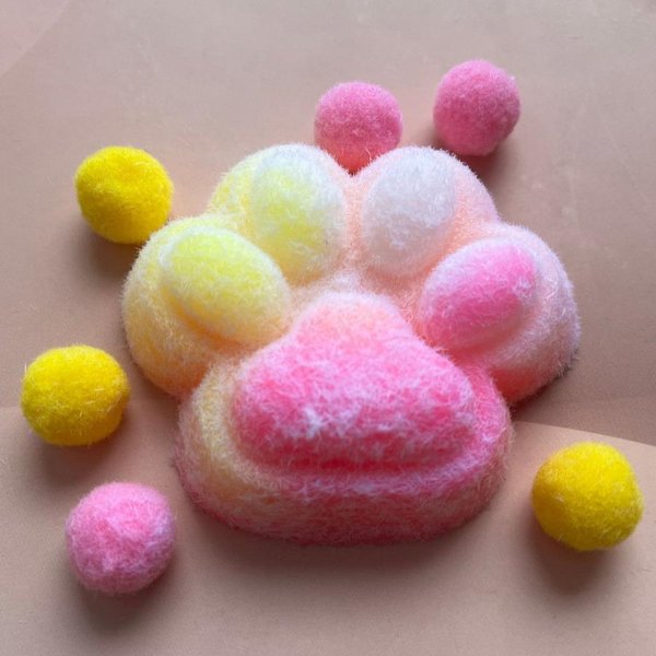 Nowe Mochi ŁApka Kota Taba Squishy Fidget Zabawka Urocze ŁApki Kota Zabawki Powolny OdbióR Zabawka Anty-Stresowa Redukcja Stresu Zabawki Dla Dzieci Prezenty-image