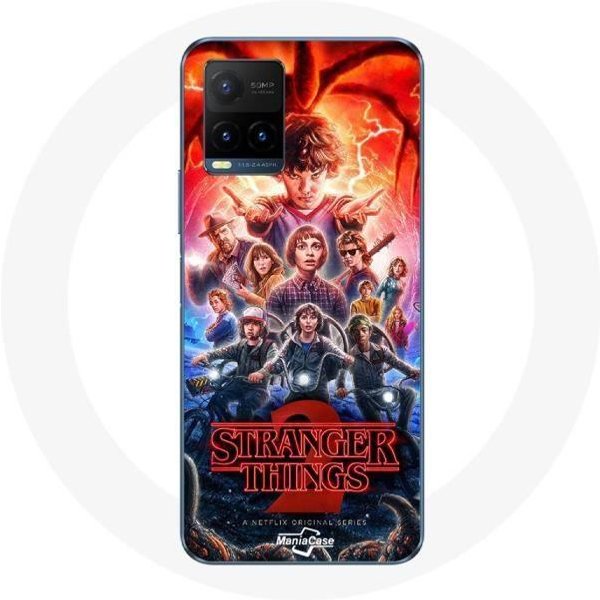 Funda Para Vivo Y21S 2021 / Y21 2021 Stranger Things PóSter Temporada 2-image