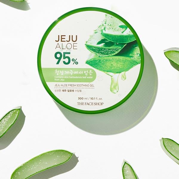 Gel Hidratante Calmante De Aloe Vera 300Ml #1PCS Green-image
