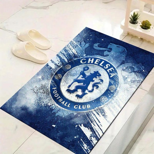 Dywanik Chelsea FC Do Salonu, Sypialni, Domu, Dekoracja Sofy, AntypośLizgowa Mata PodłOgowa Dla Dzieci 60X90Cm( 23X35In )-image