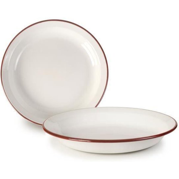 Ibili 908022 Plato, Ldpe, Blanco, 22 Cm, 22 X 22 X 4 Cm-image