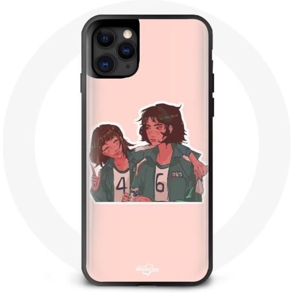 Funda Para Iphone 12 Squid Game Ji Yeong No 240 & Kang Sae Byeok No 067-image