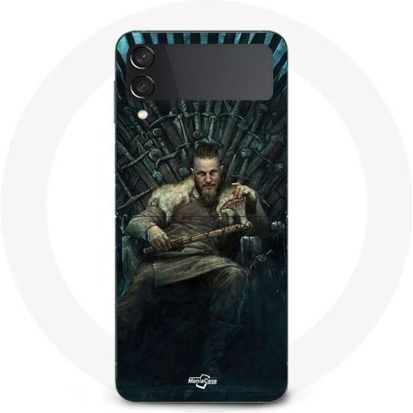 Funda Samsung Galaxy Z Flip4 Vikingos Ragnar Lothbrok Trono De Hierro Juego De Tronos-image