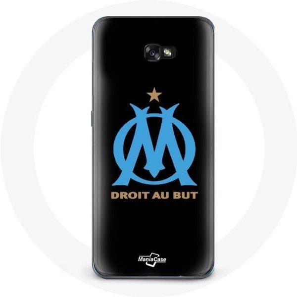 Funda Para Samsung Galaxy A3 2016 Logo Olympique De Marsella Fondo Negro-image