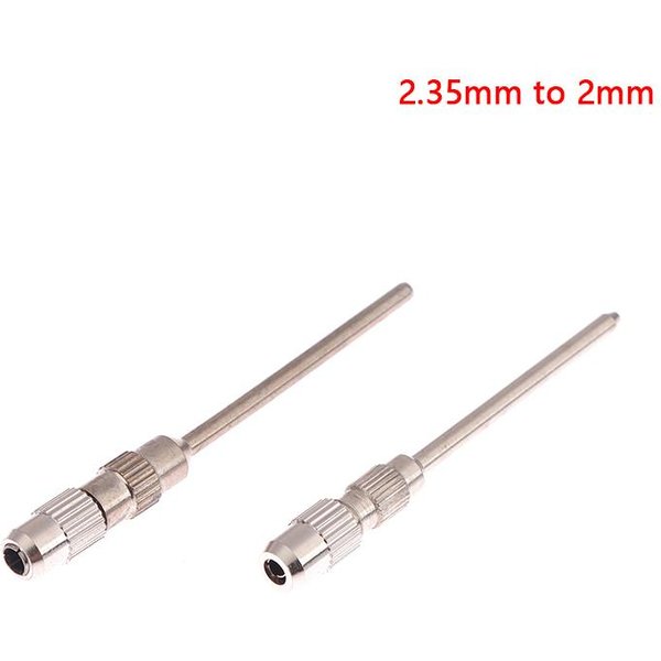Adaptador Convertidor De Fresas Para Taladro Dental (2,35 Mm A 2 Mm O 2,35 Mm A 3 Mm) Para Pulidora De VáStago. Herramientas De Dentista. 2Mm Gray-image