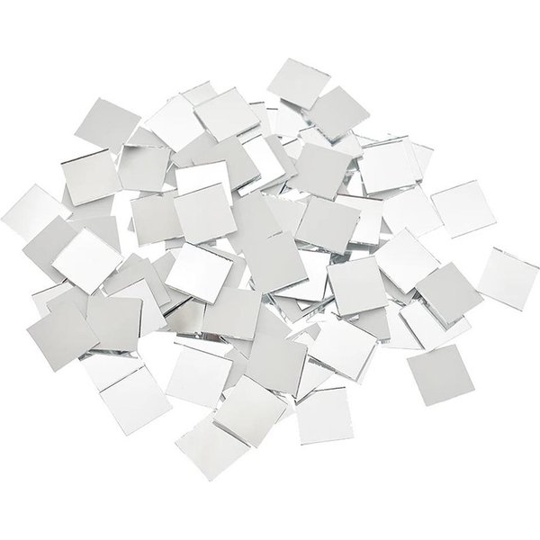 200 SZT Akrylowe Naklejki Lustrzane Do RęKodziełA DIY Naklejki Lustrzane Na ŚCianę Dekoracja Domu Square-image