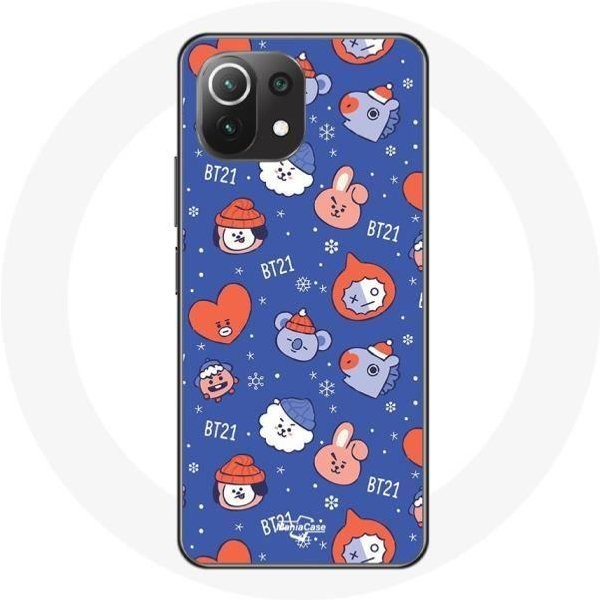 Funda Para Xiaomi Mi 11 Lite BTS Bangtan Sonyeondan BT21 Navidad 2023-image