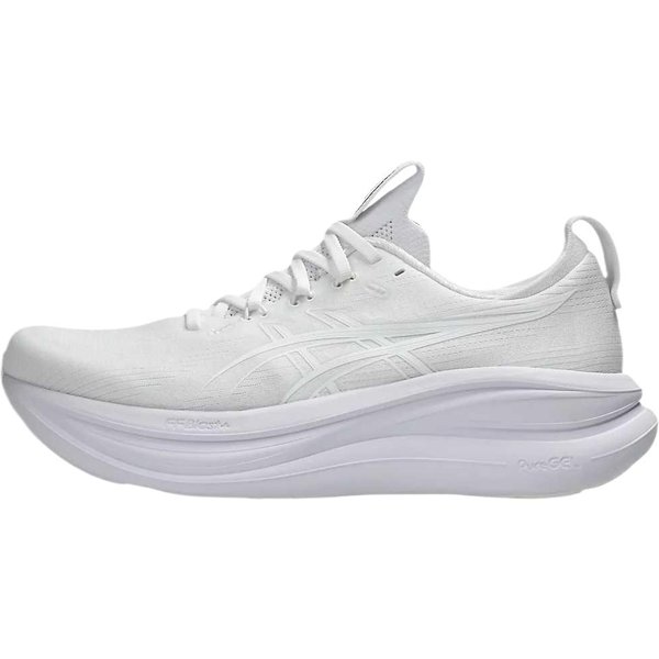 Asics Gel-Nimbus 28 Wygodne Sznurowane AmortyzująCe OddychająCe Niskie Buty Do Biegania MęSkie Sneakersy 1011C127-100 43.5 White-image