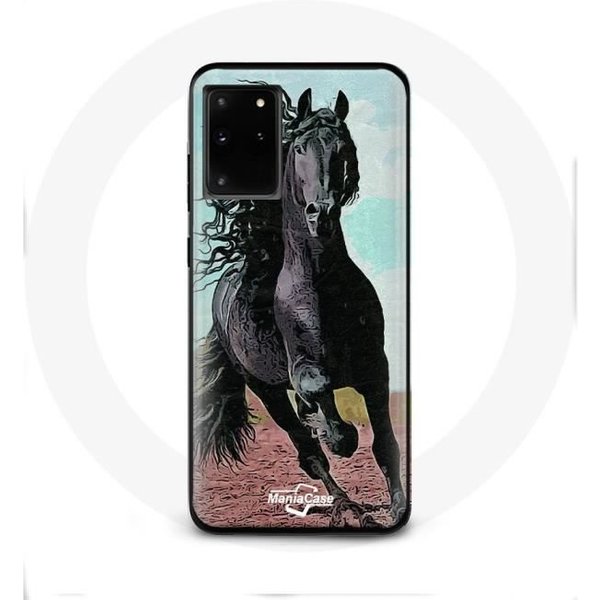 Funda - Samsung - Galaxy S11 Plus - Negro - Caballo FrisóN - RíGida Negro-image
