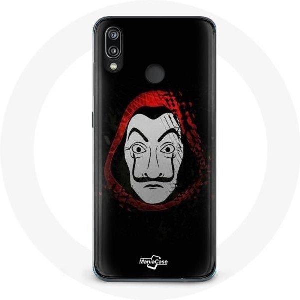 Funda Para Huawei P20 Lite - Maniacase - La Casa De Papel Mascara - Flexible - Negro - Mixta-image