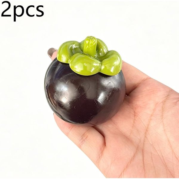 Mangostan ChrupiąCa Formowalna PiłEczka Antystresowa Zabawka Do ŚCiskania ChrupiąCa MięKka Zabawka Fidget OkrąGłE Klocki WypełNione Zabawka Sensoryczna OdstresowująCa Prezent-image