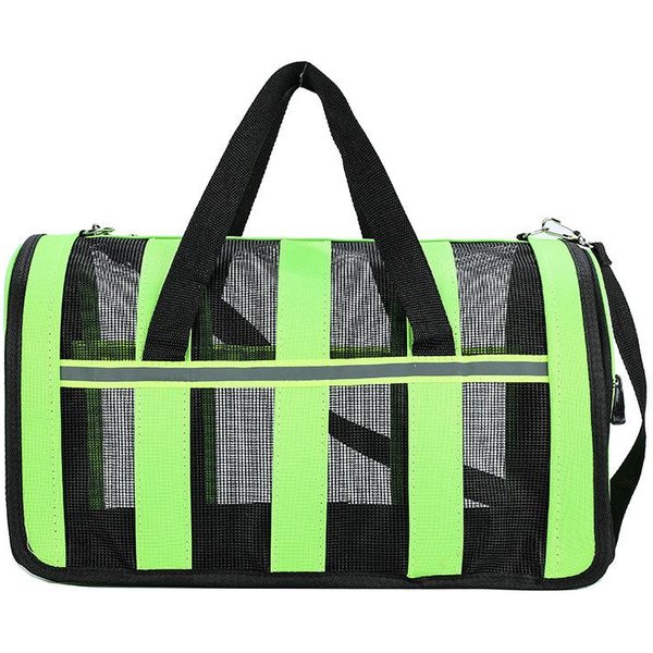 Torba Transportowa Dla Psa Kota PrzenośNa Siatkowa OddychająCa Torby Dla Kota PodróżNa Outdoorowa Torba Transportowa Dla KotóW MałEgo Psa Torebka Dla ZwierząT M(41X27X25Cm)-image