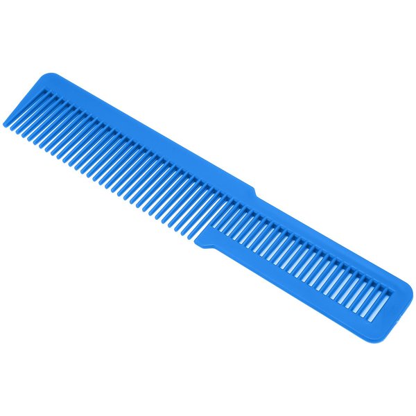 Peine De Bolsillo Profesional Diente Fino Ancho Peine De Barbero Peine De PeluqueríA Para Todo Tipo De Cabello Blanco Azul-image