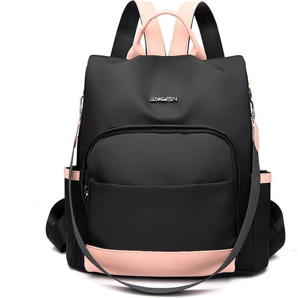 Mochila Nueva De Tela Oxford Simple Y De Moda Para Mujer Color SóLido VersáTil VersióN Coreana Bolsa De Viaje Bolso De Mujer-image