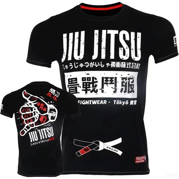 Camiseta Deportiva De ImpresióN 3D De Secado RáPido Transpirable Para Hombre Brazilian Jiu-Jitsu MMA Boxeo Entrenamiento Muay Thai Lucha Callejera Manga Corta 4XL-image