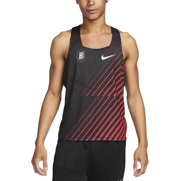 MęSka Koszulka Bez RęKawóW Nike Dri FIT Advaeroswift Wielokolorowa M Black-image