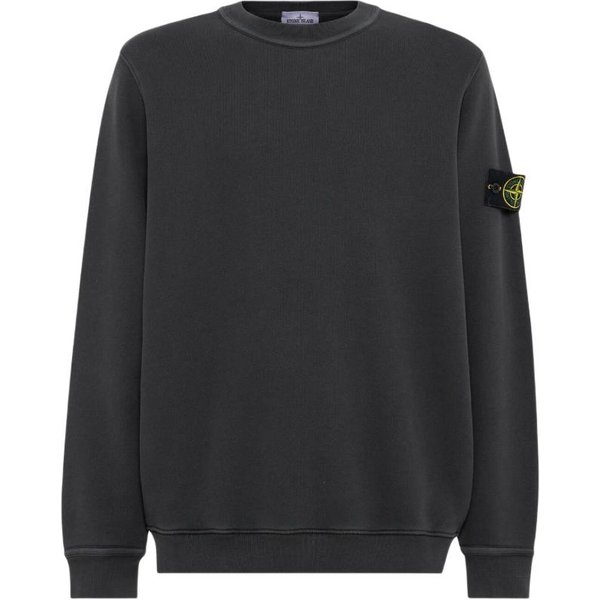 Stone Island Bluza Z OkrąGłYm Dekoltem I DłUgim RęKawem, GłAdka, MęSka, Kolor Szary OłOwiany K2S156100060S0051-V0062 XXL Black-image