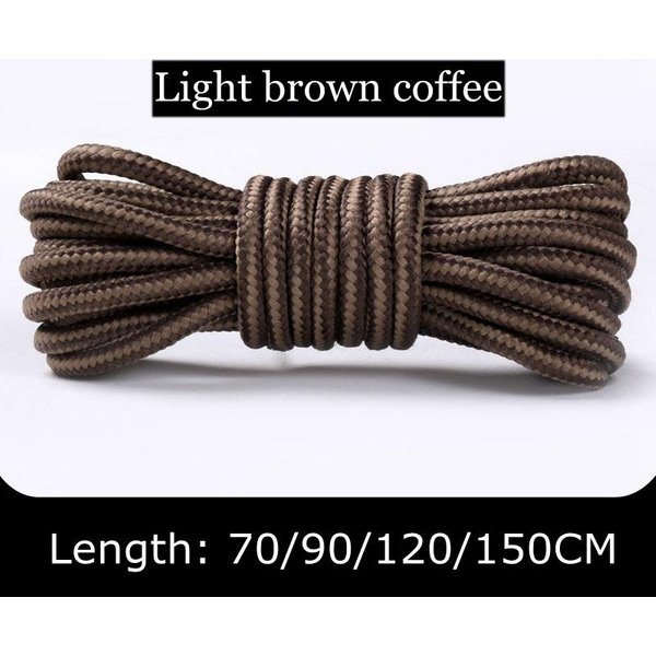 1 Para OkrąGłYch SznuróWek Do Trampek, SznurowadłA Do ButóW, Paski, Dwukolorowe, Do ButóW Sportowych, SznurowadłA BawełNiane, 18 KoloróW 120Cm Black-image