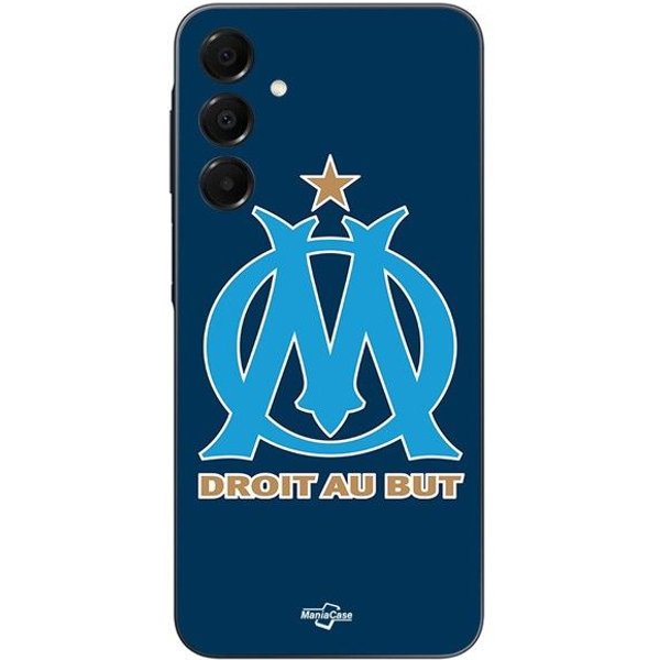 Funda De TeléFono - Maniacase - Samsung Galaxy A16 - Silicona - Flexible - Logo OM Olympique De Marseille-image