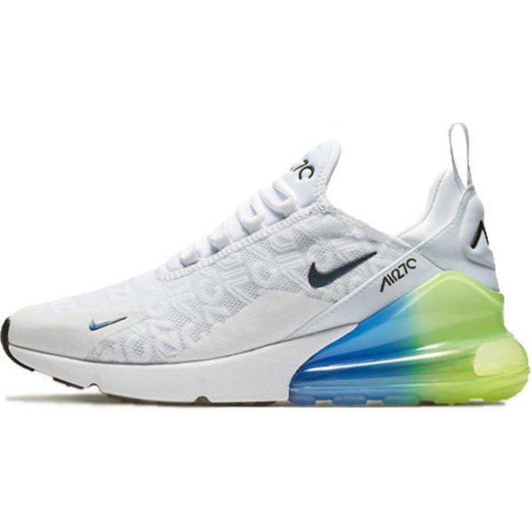 Nike Air Max 270 Blanco ExplosióN Lima Azul Foto AQ9164-100 39 White-image