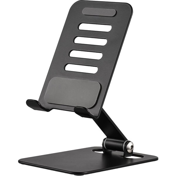 Soporte Plegable Para TeléFono MóVil, Soporte Para Escritorio Con áNgulo Ajustable En Altura Para TeléFonos Inteligentes Y Tabletas Negro-image