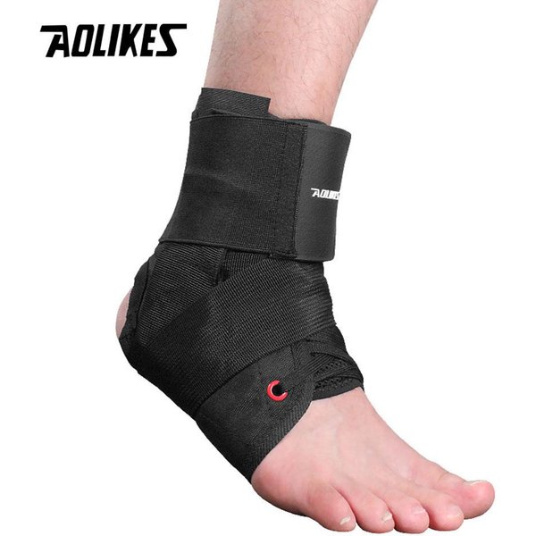 Aolikes Regulowany Stabilizator Kostki Sportowy Sznurowany Na SkręConą Stopę RęKaw Kompresyjny L-image