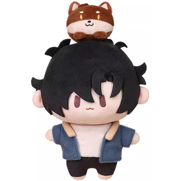 20Cm Anime Link Click Pluszowa Lalka Cheng Xiaoshi Lucas Qiao Ling Cosplay Pluszowa Zabawka Prezent Urodzinowy-image