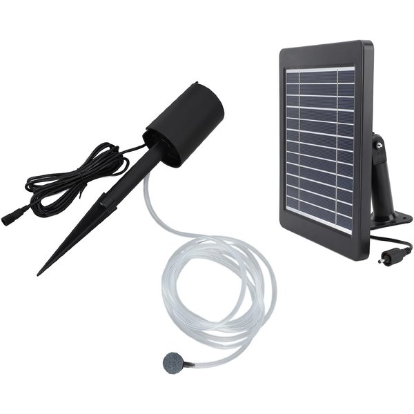 6V 4W Solarny Aerator Do Stawu Zestaw Pompki Powietrza Wodoodporny IP64 0,8L Na Minutę 3 Tryby Solarny Aerator Do Stawu Z Pompką Powietrza Dla Ryb-image