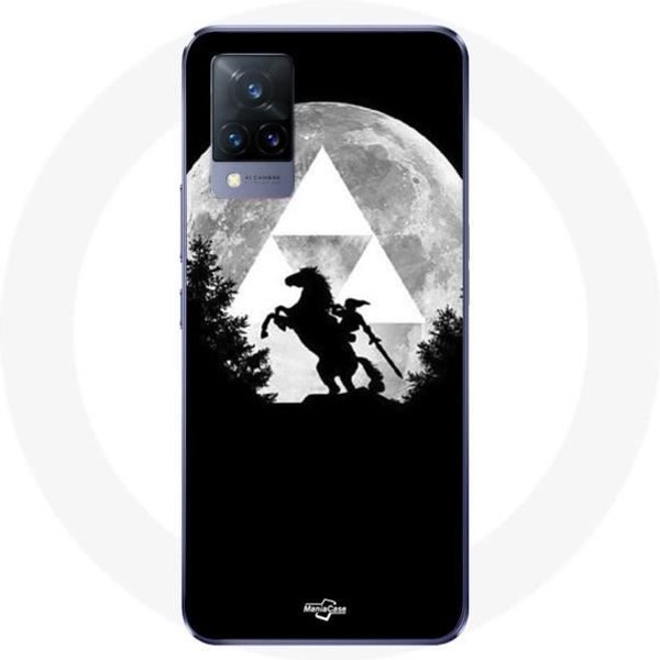 Funda - Maniacase - Vivo V21 5G - Legend Of Zelda - Flexible - Negra-image