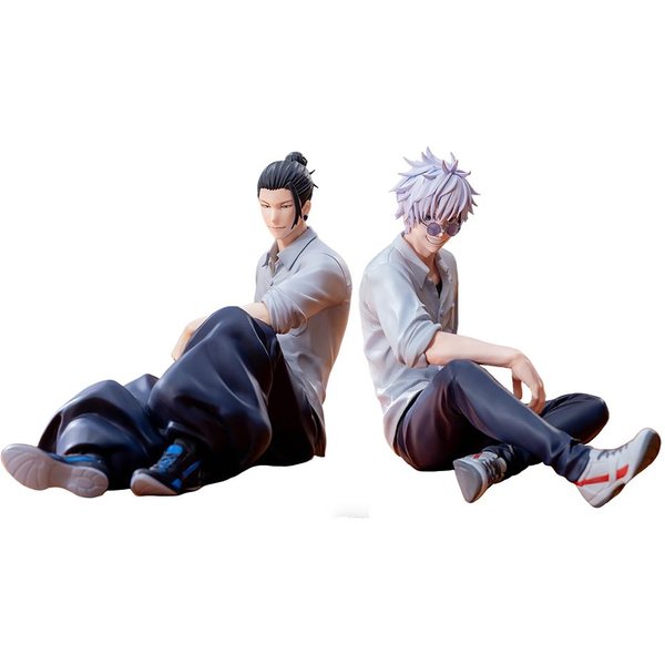Figuras De AccióN Anime Gojo Satoru Geto Suguru Jujutsu Kaisen Modelo De ColeccióN PVC Juguete TapóN De Fideos Regalos De Navidad-image