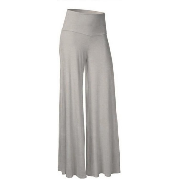 Pantalones Anchos Suaves Para Mujer Primavera Verano Delgados EláSticos Cintura Alta Pantalones Palazzo Pantalones Casuales Coreanos Sueltos Oversize Pantalones De Piso 4XL-image