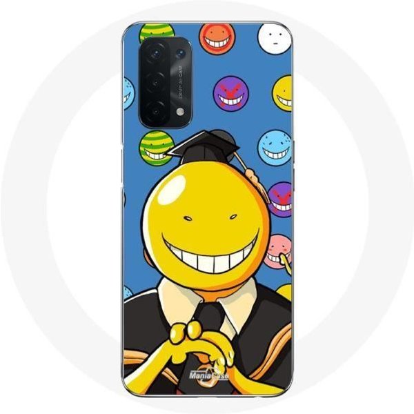 Funda Maniacase Para Oppo A74 5G Koro Sensei Assassination Classroom Manga Y Anime Negro-image
