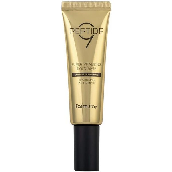 Farm Stay Peptide9 Super Vitalizing Eye Cream 50Ml (3 Opciones) 1Pcs Beige-image