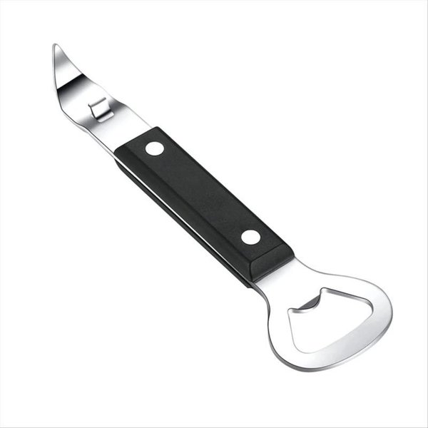 1 Pieza Abrelatas De PerforacióN Manual De Acero Inoxidable Abrelatas PráCtica Herramienta De Cocina Abrelatas PortáTil Para Exteriores Plata-image