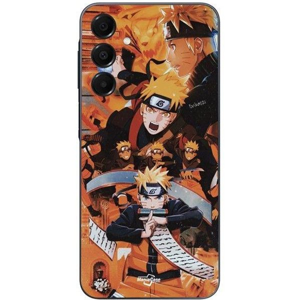 Etui Na Telefon - Maniacase - Galaxy A16 - Silikon - Czarny - Naruto Uzumaki Czarny-image